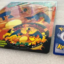 Pokemon TOMY Jumbo Carddass - Art Board & Sticker - Charizard - Sealed - #3195 - Image 4