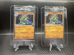 Set Of 2 Pokemon TCG Team Rockets Tyranitar 096/182 POKEMON CENTER Promo Sealed - Image 1