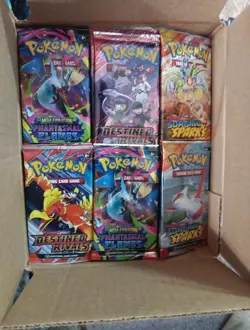 (10) Authentic Pokemon Booster Packs Scarlet Violet/ - Image 1
