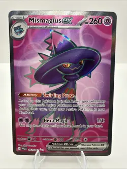 Mismagius ex #112/094 Pokemon 2025 Phantasmal Flames NM Full Art - Image 1