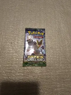 Pokemon TCG Fates Collide Loose Booster Pack Factory Sealed - Image 1