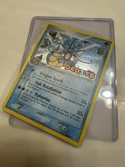 GYARADOS 2005 POKEMON EX DEOXYS HOLO STAMPED 8/107 Q1468 - Image 2