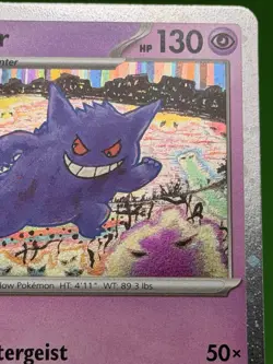Gengar Cosmos Holo 094/165 2023 Pokemon SV 151 - NM - Image 4