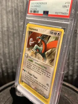 2003 Salamence #19 Rare | Pokemon EX Dragon | PSA 9 Mint - Image 3