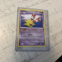 Chingling - 58/100 - Common LP, English Pokemon Majestic Dawn LP - Image 1