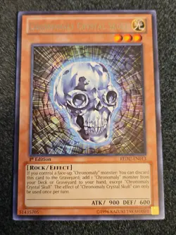Chronomaly Crystal Skull - REDU- EN013 - Rare - 1st Edition - Yu-Gi-Oh! - Image 1