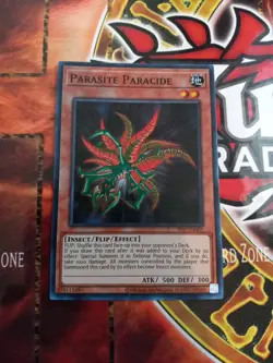 Yugioh Parasite Paracide PSV-EN003 Super Rare Unlimited 25th Anniversary NM - Image 1