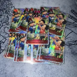 OP13-007 - Ace & Sabo & Luffy - SR Foil - OP13 - One Piece Card Game - Image 2