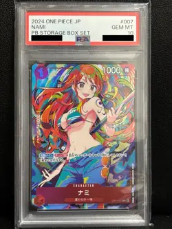 PSA 10 Nami ONE PIECE Card ST01-007 THE BEST Storage Box Set Japanese 2024 GEMMT - Image 1
