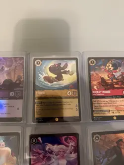 Disney Lorcana Fabled Lot Of 7 (6 Legendary & 1 Epic) Ursula Mickey Mouse Elsa - Image 3