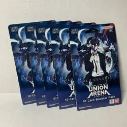 Union Arena Solo Leveling Sleeved Booster Blister Pack x 5 English - Image 1