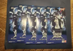 Union Arena Solo Leveling Sleeved Booster Blister Pack x 5 English - Image 1
