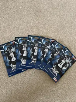 🔥Lot Of 6 Union Arena Solo Leveling Sleeved Booster Blister Pack Sealed English - Image 1