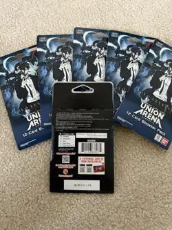 🔥Lot Of 6 Union Arena Solo Leveling Sleeved Booster Blister Pack Sealed English - Image 2