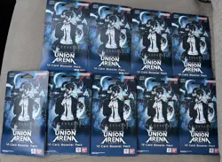 (LOT OF 9) Union Arena Solo Leveling Sleeved Booster Pack English Bandai NEW! - Image 1