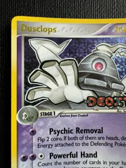 Dusclops 7/107 Reverse Holo EX Deoxys STAMPED Pokemon Card Rare - Image 5