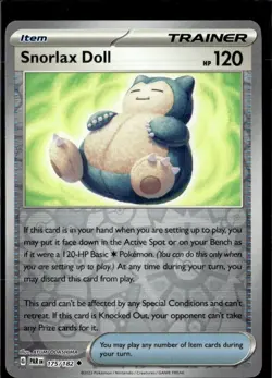 Pokemon Snorlax Doll 175/182 Paradox Rift Reverse Holo Uncommon 3 Card Lot - Image 1