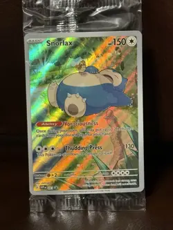 Snorlax SVP EN 051 Black Star Promo Scarlet Violet Pokemon 151 Card sealed***** - Image 1