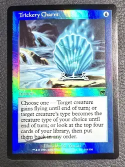 Onslaught MTG FOIL Trickery Charm Magic Instant NM Card - Image 1