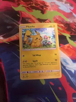 Pikachu SM86 Black Star Promo Holo Card NM+/MINT Condition - Image 1