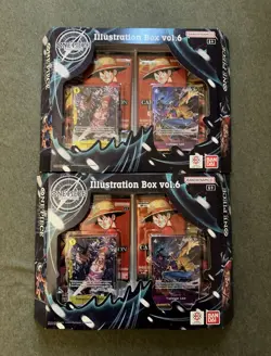 Bandai One Piece Card Game Illustration Box vol.6 English Booster Promo 2-Box - Image 1