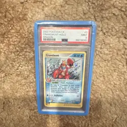 Pokemon Crawdaunt EX Dragon Holo Rare PSA 9 Card 3/97 English 2003 - Image 1