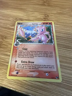 Pokemon TCG POP Series 5 Mew 003/017 Rare Holo Card 60 HP English - Image 1