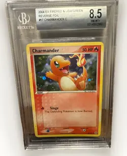 2004 Charmander EX Fire Red & Leaf Green #57 Reverse Holo Pokemon Card - BGS 8.5 - Image 1