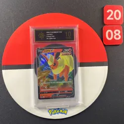 Pokemon Chinese TCG CARD Sword & Shield Flareon V CS4ac 020/132 RR Grade10 - Image 1