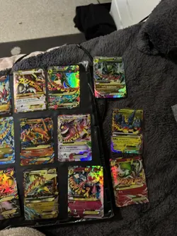 pokemon cards bulk lot. PLENTY OF EXs’ and a full binder of cards. - Image 1
