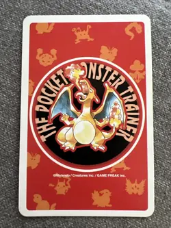 Red Trainer Charizard Pokemon Red Nintendo Playing Card Game Japan Spade Jack - Image 2