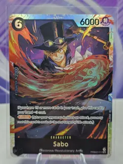 Sabo Foil PRB02-014 The Best Vol 2 One Piece Card TCG NM - Image 1