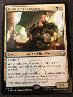 Earth King's Lieutenant - TLA - MTG - EN - NM - 0217 - Image 1