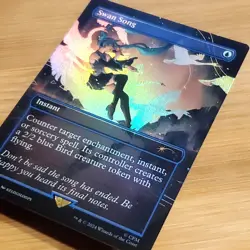 1x Swan Song, Foil, Secret Lair Drop 1591 - Hatsune Miku, English, Magic MTG NM - Image 3