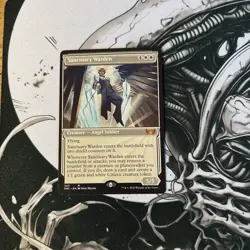 MTG Sanctuary Warden Streets of New Capenna 343 Mythic Showcase - Image 1