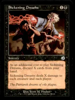 Sickening Dreams LP Light Play Graveborn Deck MTG [8407] - Image 1