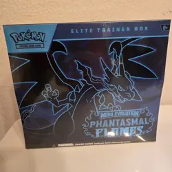 Pokemon TCG: Mega Evolution Phantasmal Flames Elite Trainer Box ETB. - Image 1