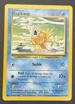 Pokemon TCG Magikarp Base Set 35/102 Regular - Image 1