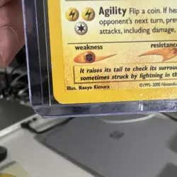 Pokemon Neo Genesis Pikachu 1st Edition Regular 70/111 English Basic 50 HP Card - Image 5