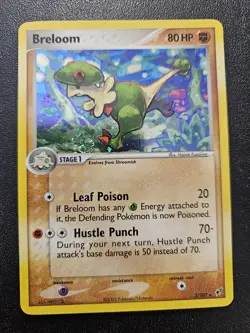 Pokemon EX Deoxys Breloom Holo Rare 3/107 NEAR MINT - Image 1