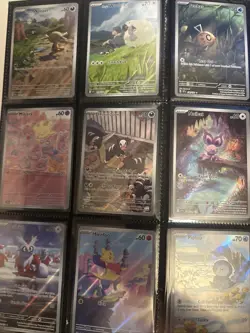 Pokemon TCG Holo Illustration Rare Lot Of 9 All Mint Condition Fresh Pulled - Image 3