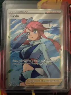 Pokemon TCG Skyla Breakpoint Trainer Full Art Ultra Rare Holo - Image 1