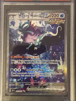 2024 POKEMON TEF EN - TEMPORAL FORCES #205 WALKING WAKE EX PSA 9 MINT - Image 2