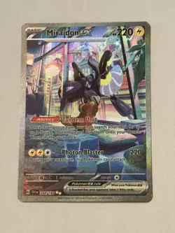 Pokemon Miraidon EX Special Illustration Rare Full Art SV01 244/198 Holo - Image 1