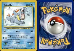 TOTODILE 80/111 COMMON NEO GENESIS POKEMON UNLIMITED MP - Image 1