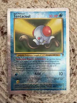 Pokemon Tentacool Legendary Collection 96/110 Reverse Holo HP - Image 1