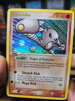 Hitmonlee 25/115 Pokemon Unseen Forces Reverse Holo LP (ERROR BALL) - Image 3