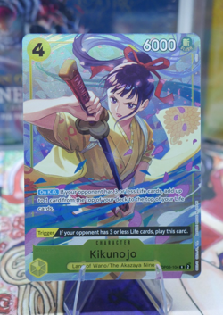 One Piece TCG Kikunojo OP06-104 Best Selection Vol. 2 Alt Art - NM English Promo - Image 1