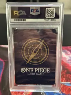 2025 ONE PIECE OP12-LEGACY OF THE MASTER #030 DRACULE MIHAWK PSA 10 - Image 2