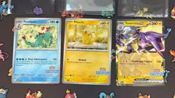 2024 Illustration Contest Set Pokemon Card Black Star Promo 213 214 215 Set of 3 - Image 1